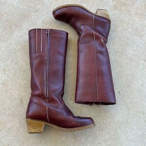 L.L. Bean Brown Leather Winter Boots